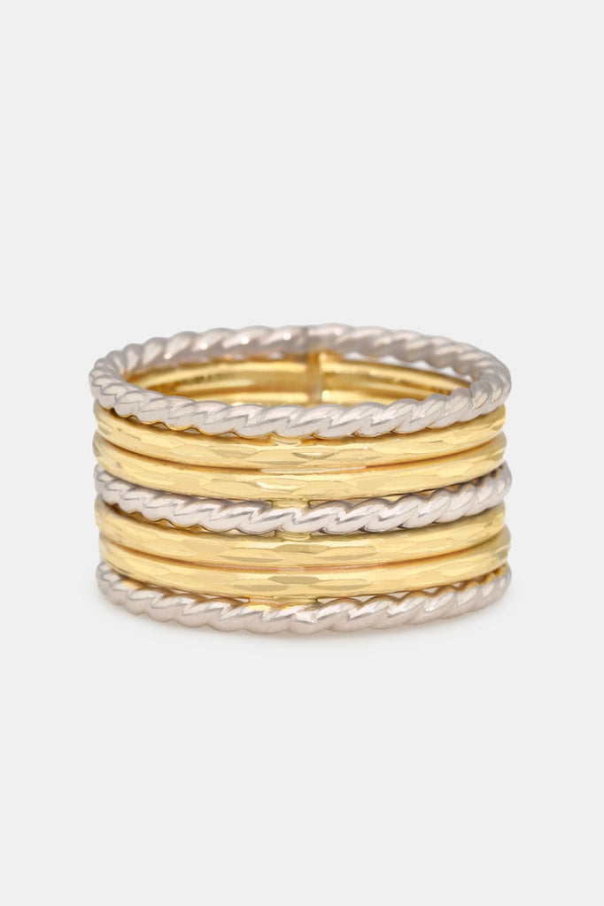 Bague "Borghese" - Or Bicolor 375/1000