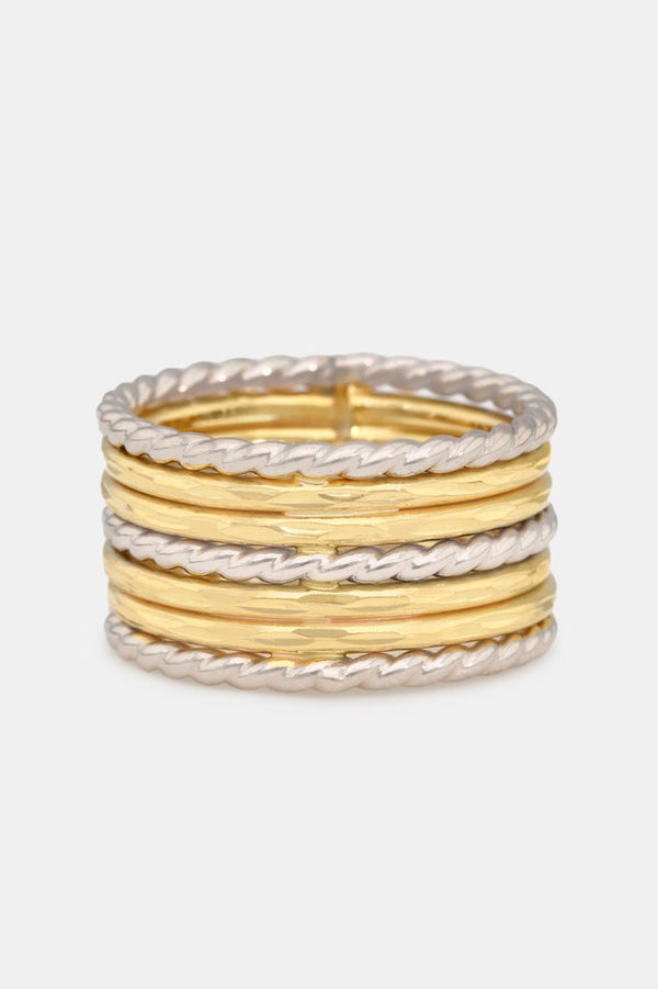 Bague "Borghese" - Or Bicolor 375/1000