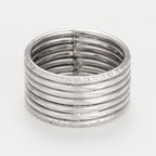 Bague "Camillo" - Or Blanc 375/1000