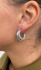 Boucles D'Oreilles Combined Gems