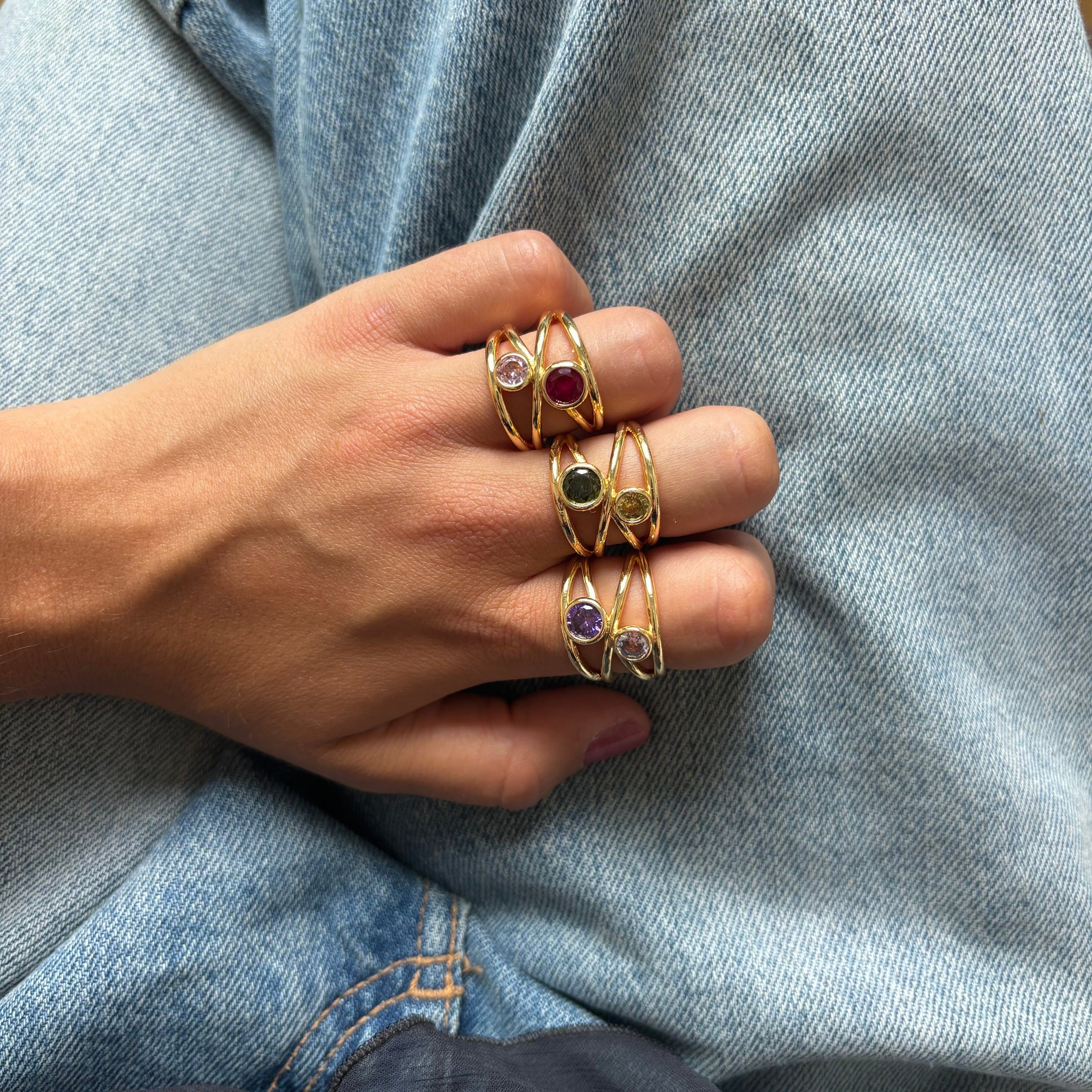 Bague Love Lila