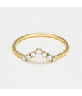 Bague "Erica" - D0,10/7 - Or Jaune