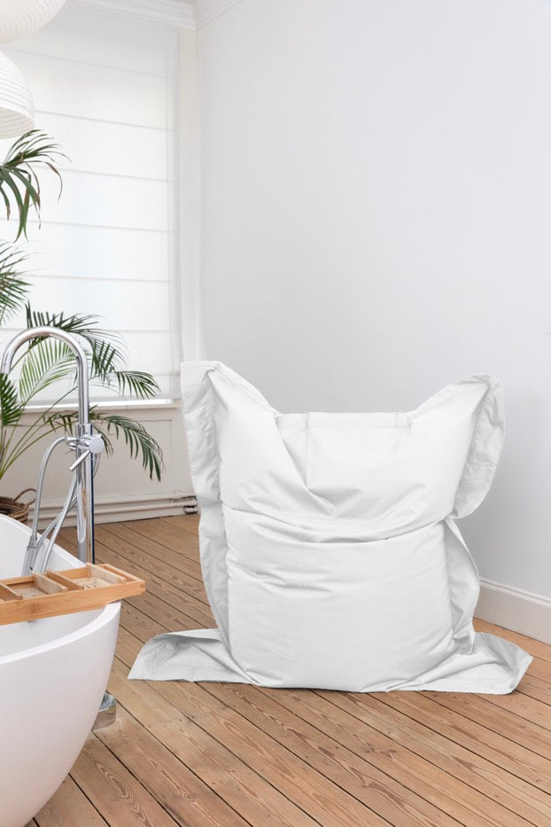 Pouf Beanbag - 159x129cm - Blanc