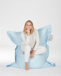 Pouf Beanbag - 159x129cm - Bleu Clair