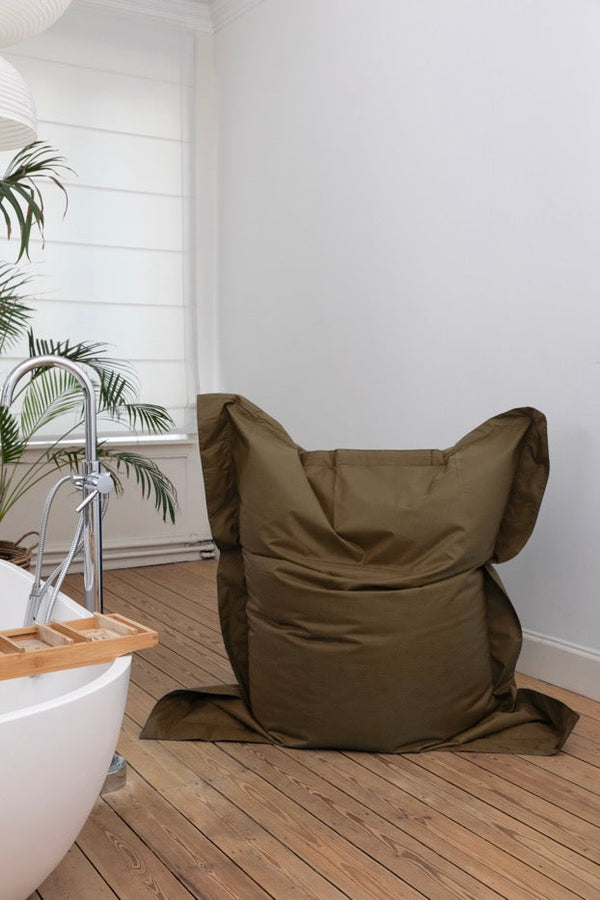 Pouf Beanbag - 159x129cm - Marron