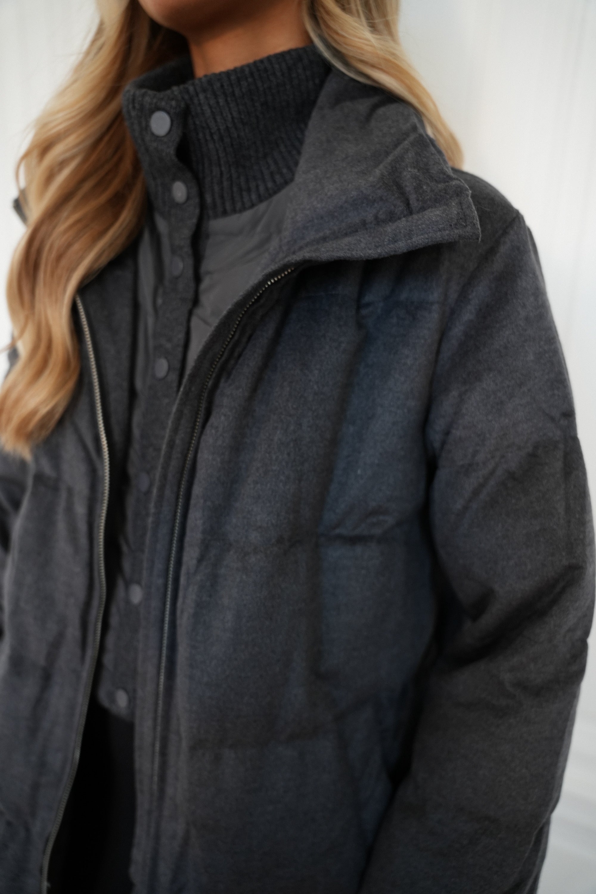 Manteau Long Justin - Gris