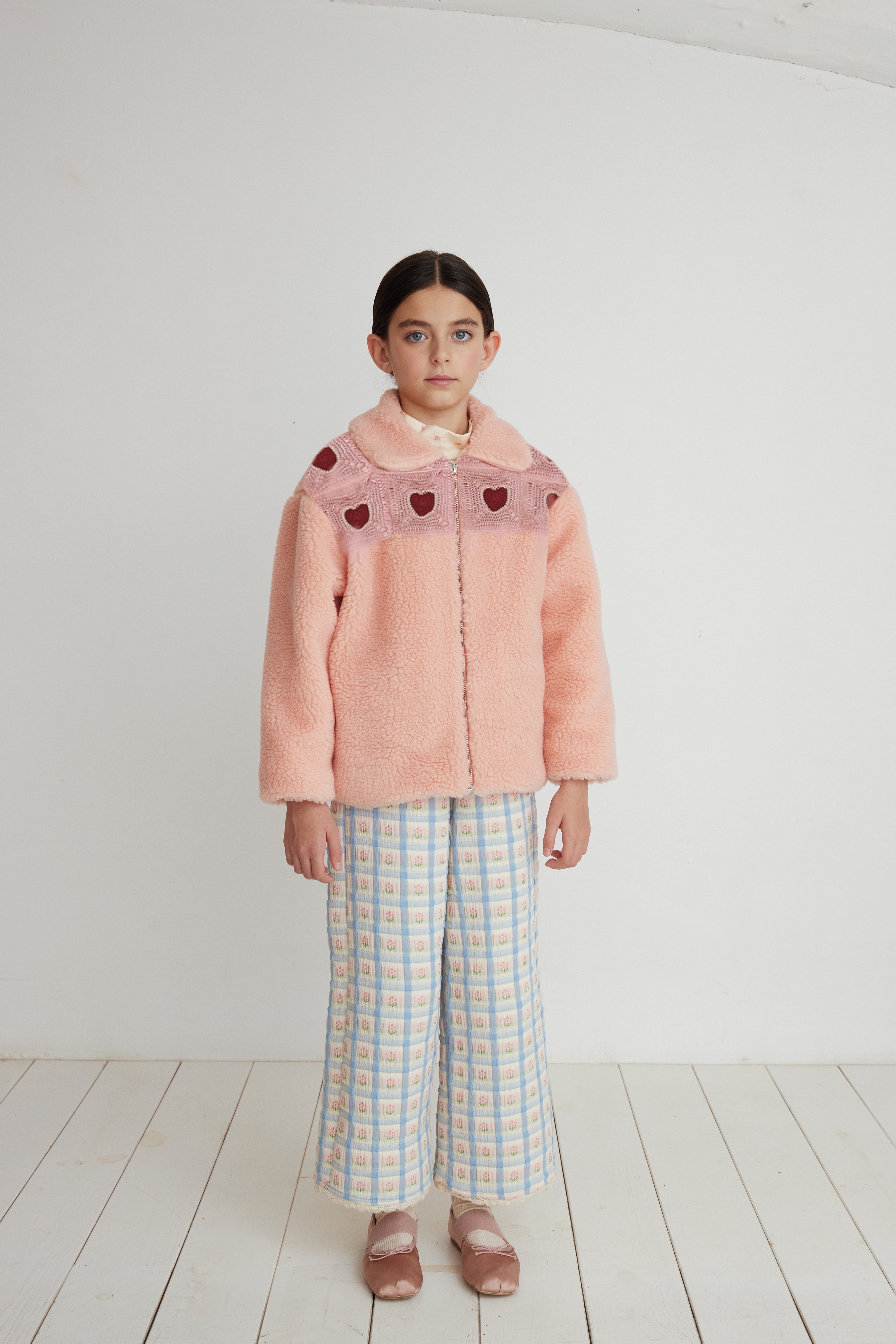 Veste Emma Heart Au Crochet - Enfant