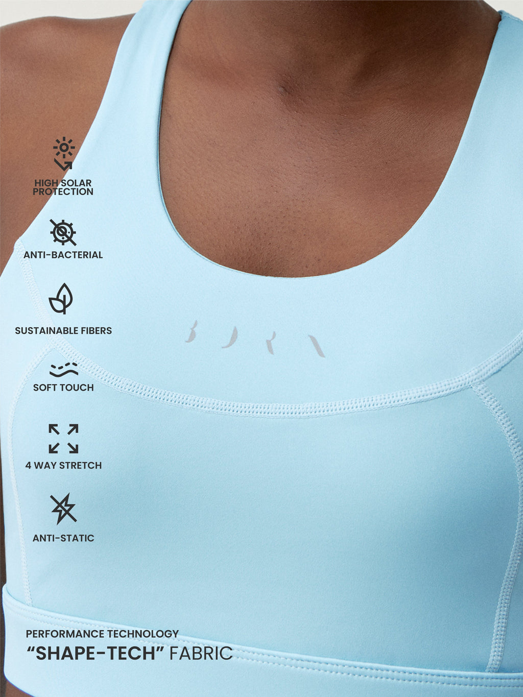 Top Becky Blue Bright - Femme
