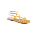 Nalaim - Sandales Belen - Jaune - Biscote