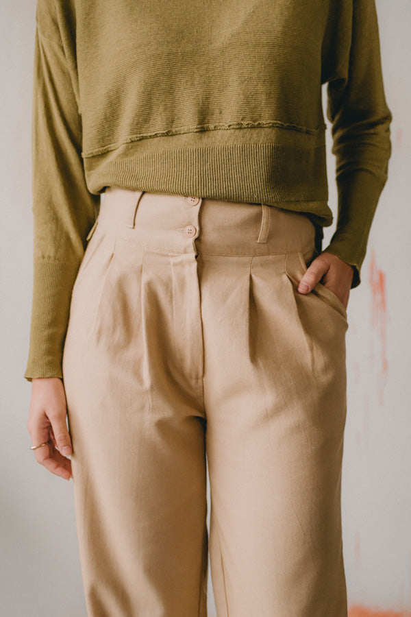 Pantalon - Ben - Paille