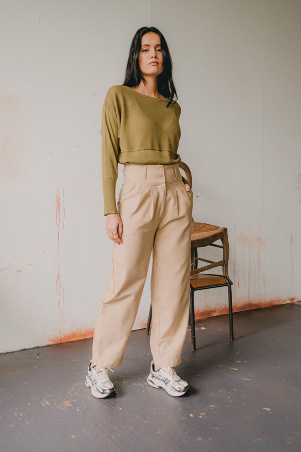 Pantalon - Ben - Paille