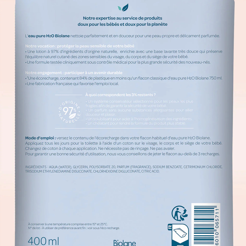 Lot 3X Eco-Recharge Eau Pure