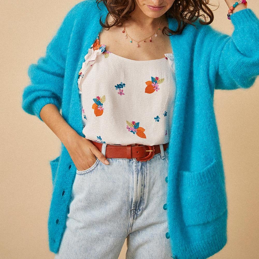 Gilet Betani - Amazonite