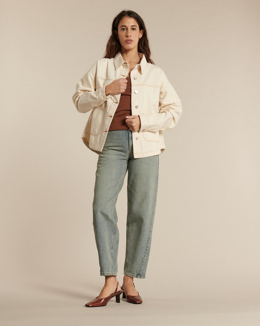 Veste BETTY DENIM ECRU WH 30 Labdip