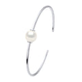 Bracelets Jonc Perle Ronde 9-10 Mm - Plusieurs Coloris - Argent 925 - Beaulieu