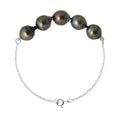 Bracelet Véritables Perles De Culture De Tahiti Cerclées 8-9 Mm