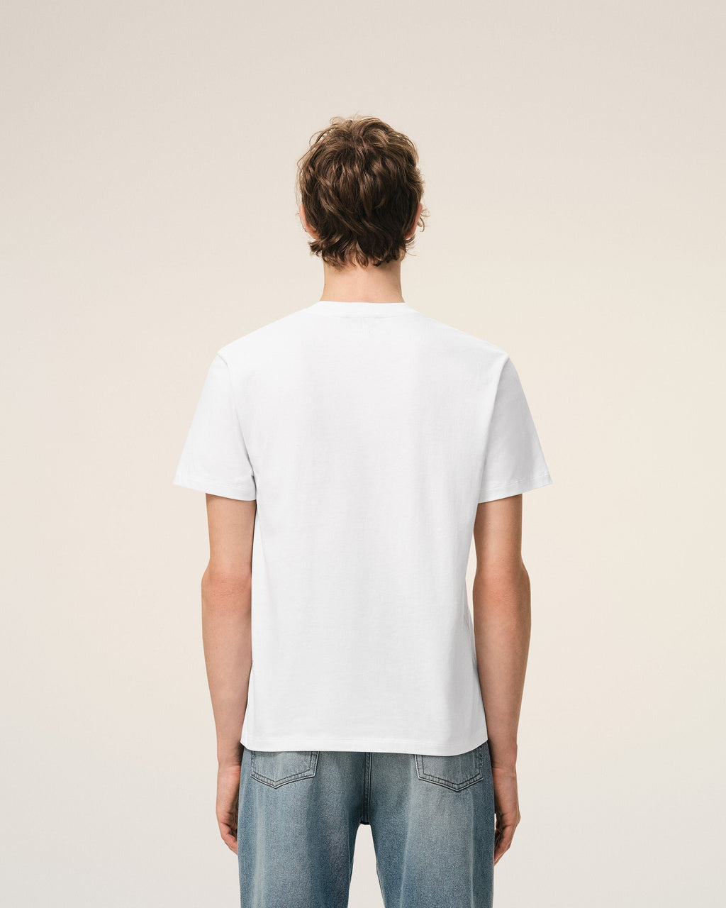 Ami Paris - T-Shirt Ami De Cœur – Blanc
