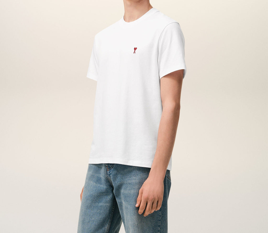 Ami Paris - T-Shirt Ami De Cœur – Blanc