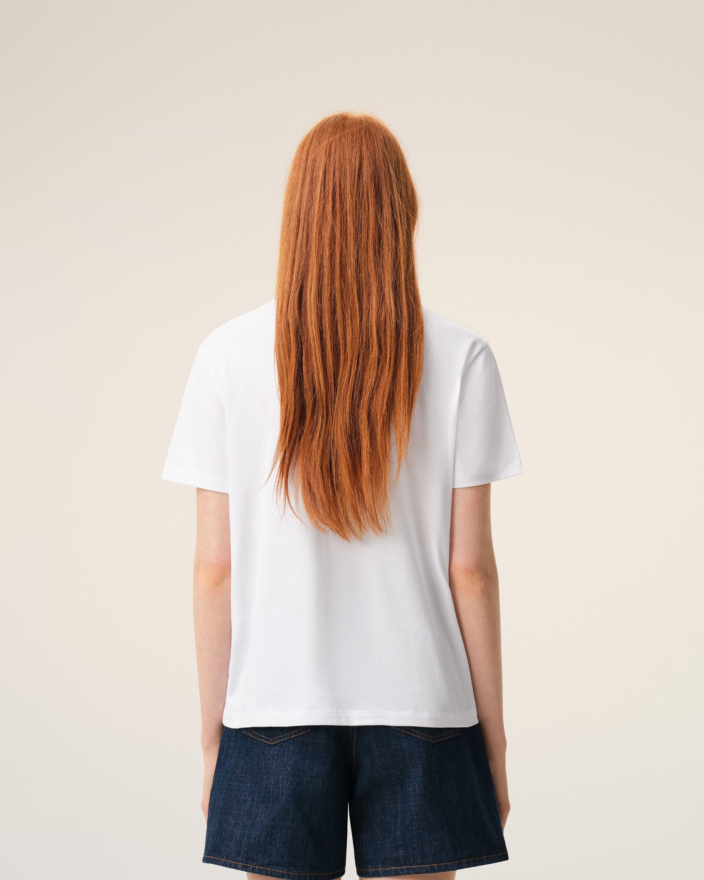 Ami Paris - T-Shirt Ami De Cœur – Blanc