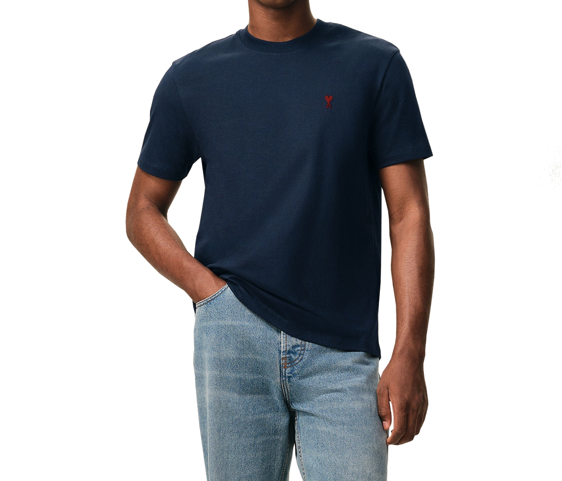 Ami Paris - T-Shirt Ami De Cœur – Bleu