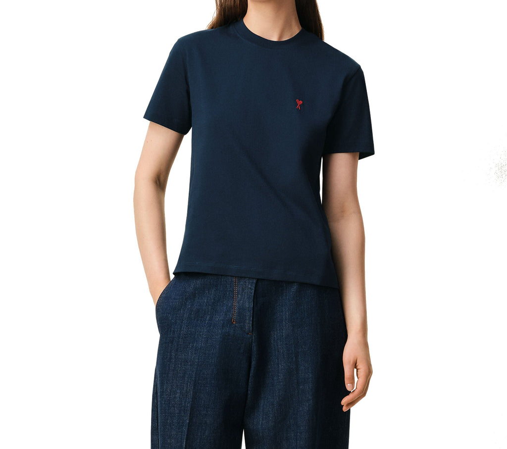 Ami Paris - T-Shirt Ami De Cœur – Bleu