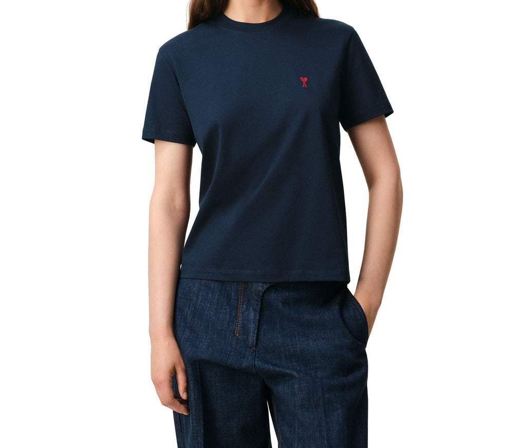 Ami Paris - T-Shirt Ami De Cœur – Bleu