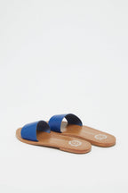 Sandales York - Bleu Royal