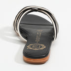 Sandales Myrtice - Black + Gold