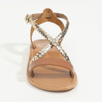 Sandales Raisa - Gold & Camel
