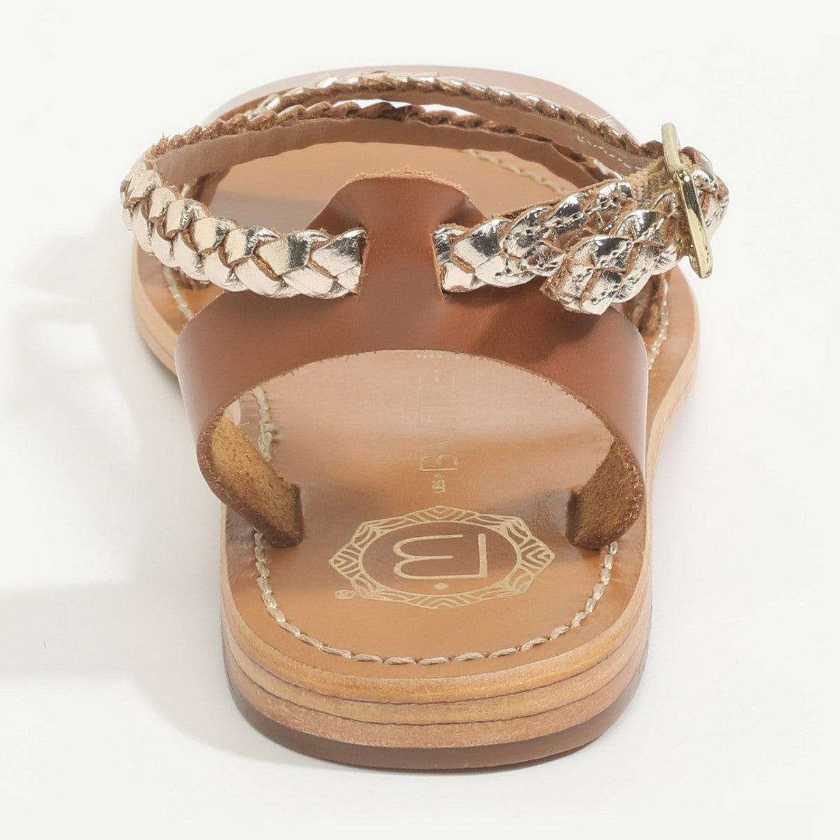 Sandales Raisa - Gold & Camel