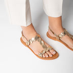 Sandales Burke - Or Fonce