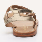 Sandales Plates Coney Dark Gold