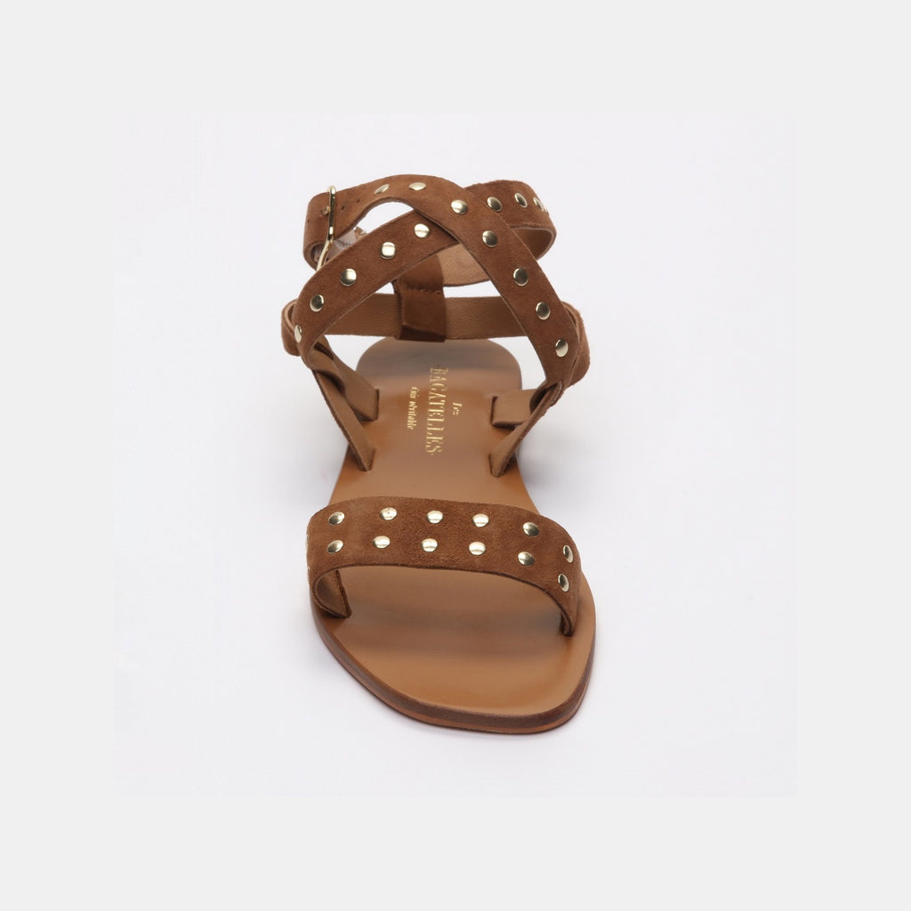 Sandales Plates Brielle Camel
