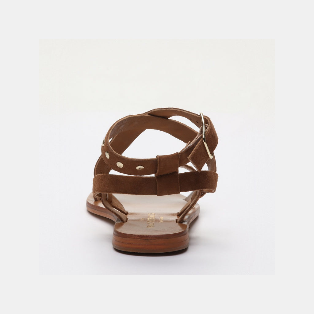 Sandales Plates Brielle Camel