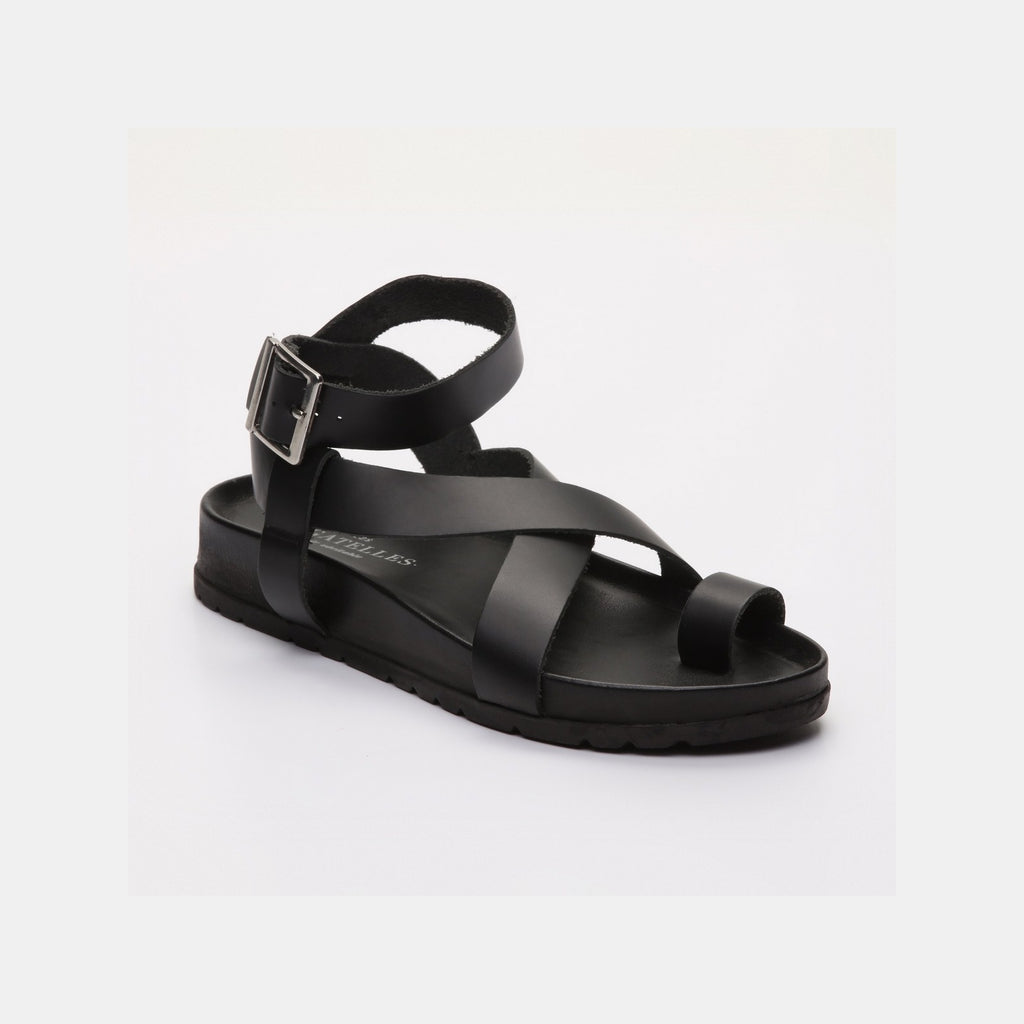 Sandales Plates Vian Black