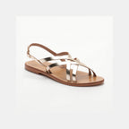 Sandales Plates Athena Gold