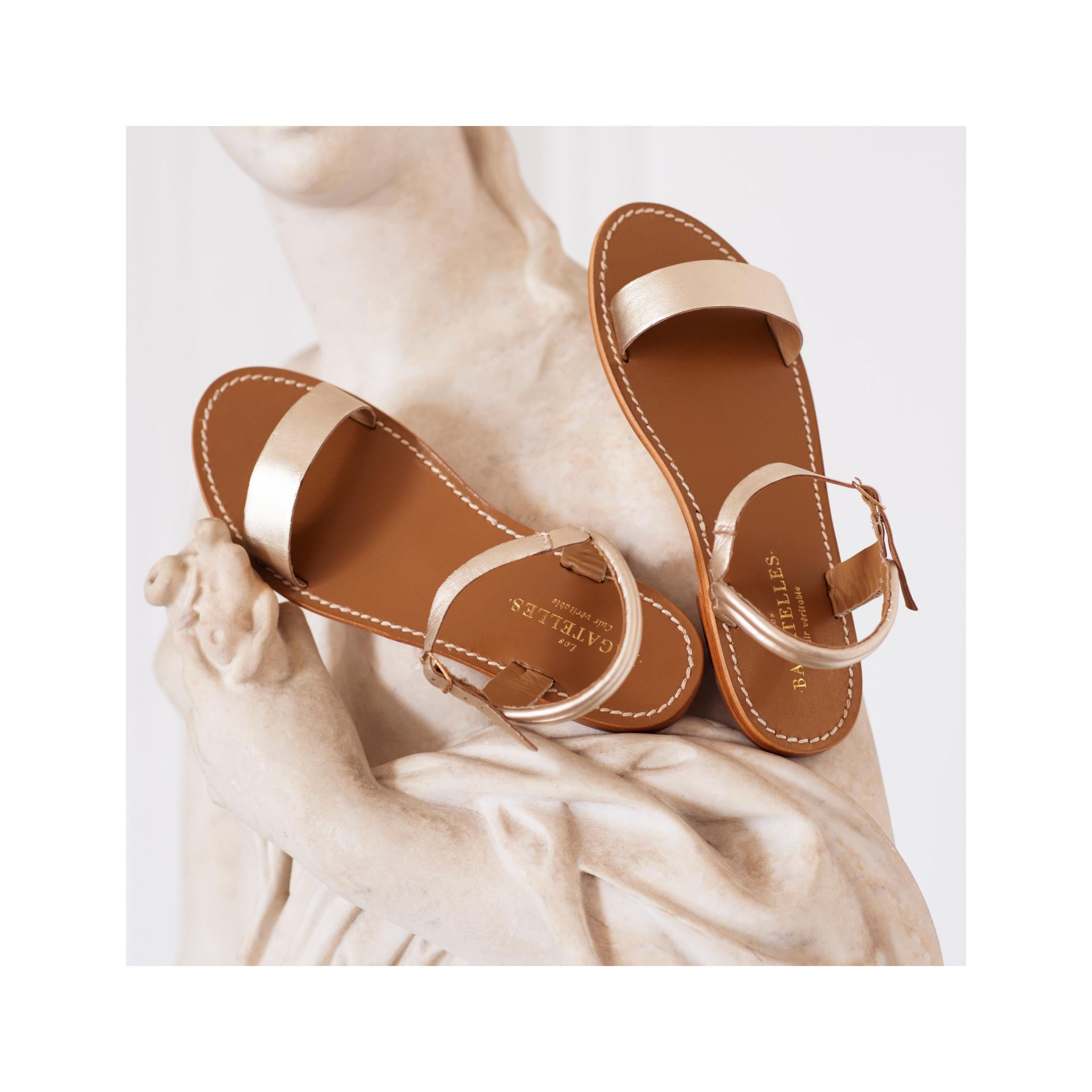 Sandales Alaia - Platinium