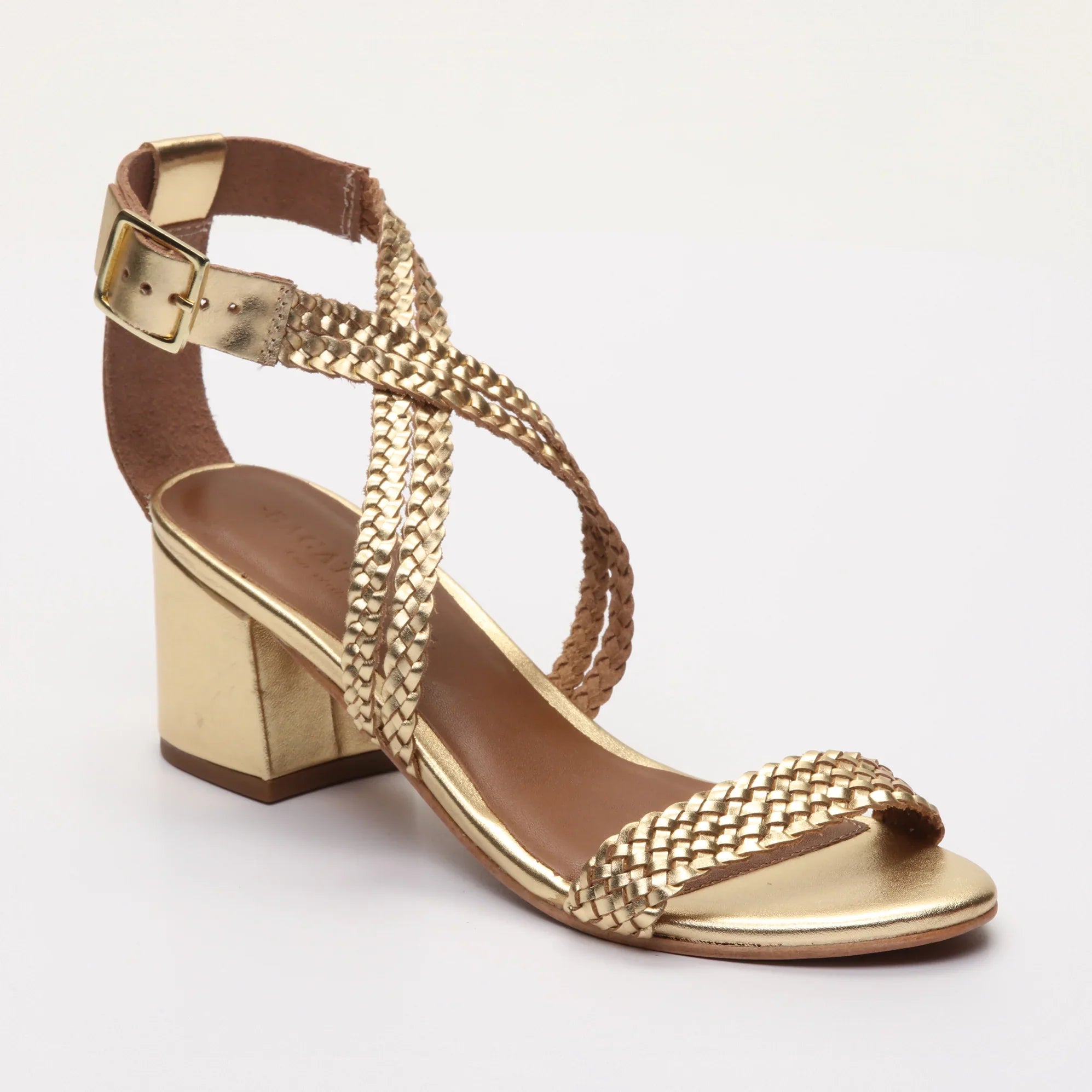 Sandales A Talons Gizelle - Doré Foncé