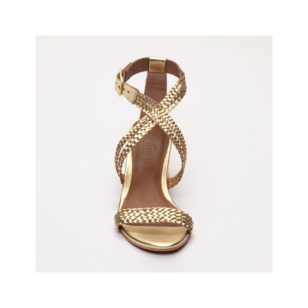 Sandales A Talons Gizelle - Doré Foncé