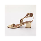 Sandales A Talons Gizelle - Doré Foncé
