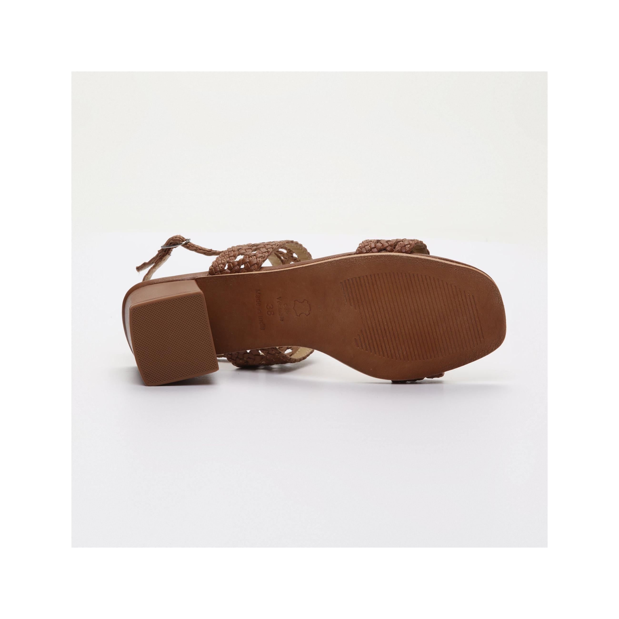 Sandales Talons Gracy - Camel