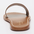 Sandales York - Croco Or Clair