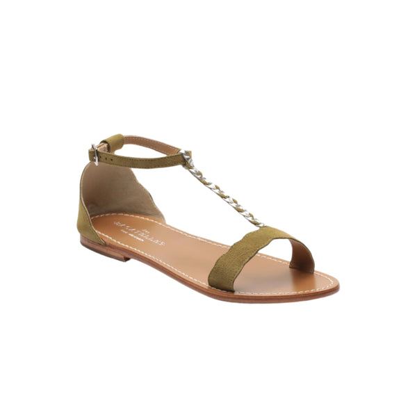 Sandales Clark - Olive Et Argent