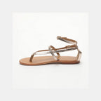 Sandales Entre-Doigts Mosholu - Lt Doré Croco