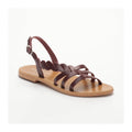 Sandales Plates Satyre Burgundy