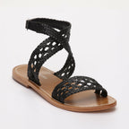Sandales Plates Abitha Black