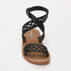 Sandales Plates Abitha Black