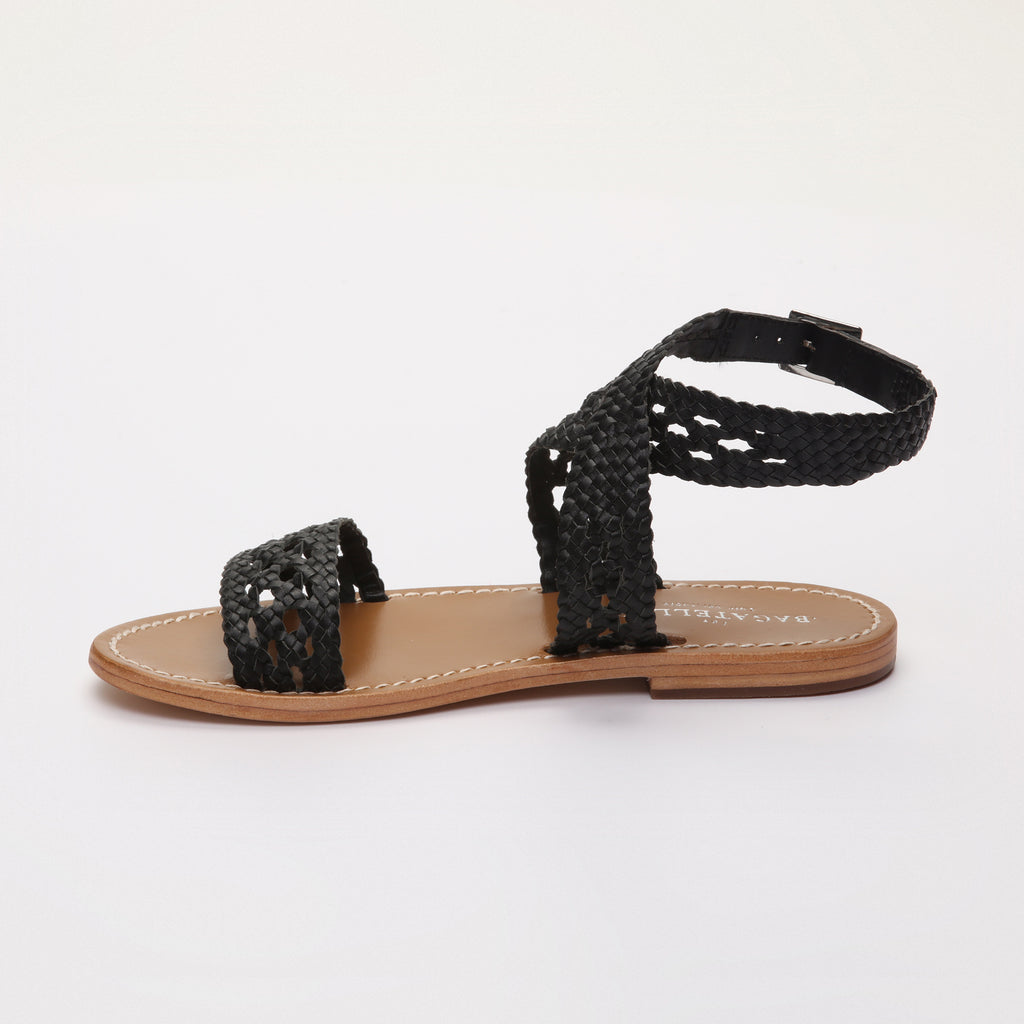 Sandales Plates Abitha Black
