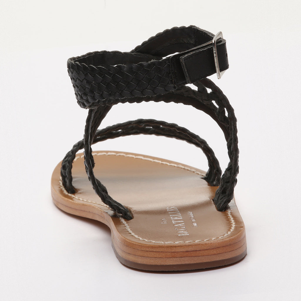 Sandales Plates Abitha Black