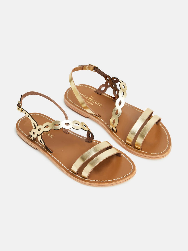 Sandales Agrata - Dark Gold